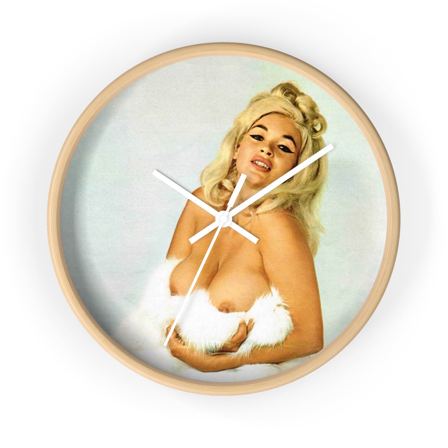 Wall Clock Jayne Mansfield Nude