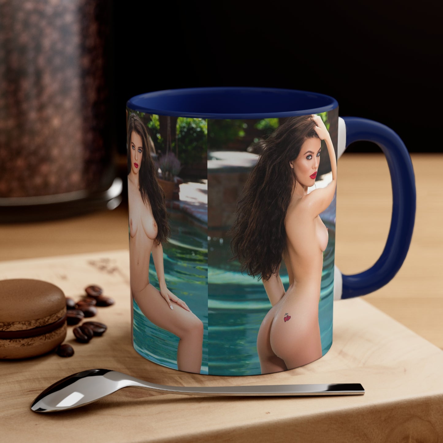 Accent Coffee Mug, 11oz Lana Rhoades Nude