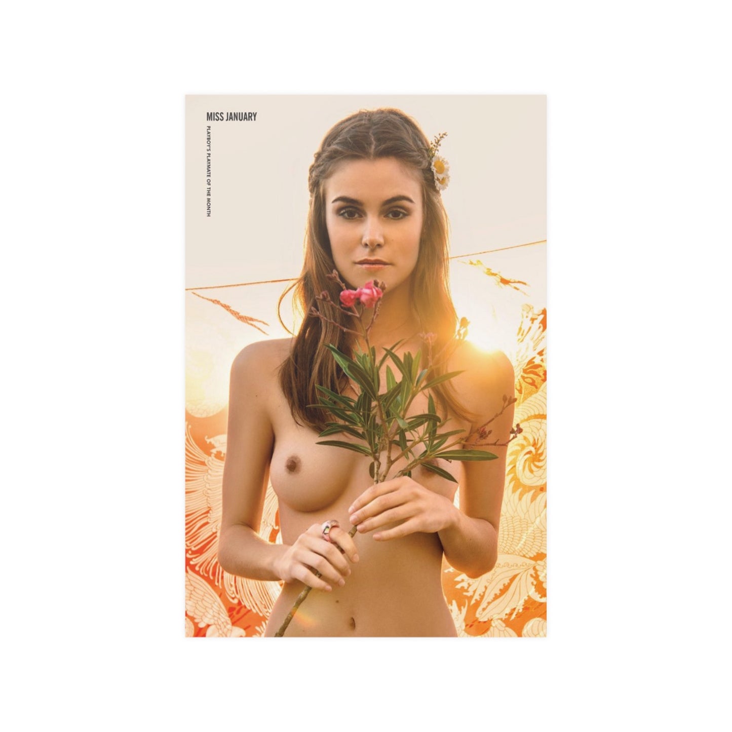 Satin Posters (210gsm) Playboy Playmate Jan 2016 Amberleigh West
