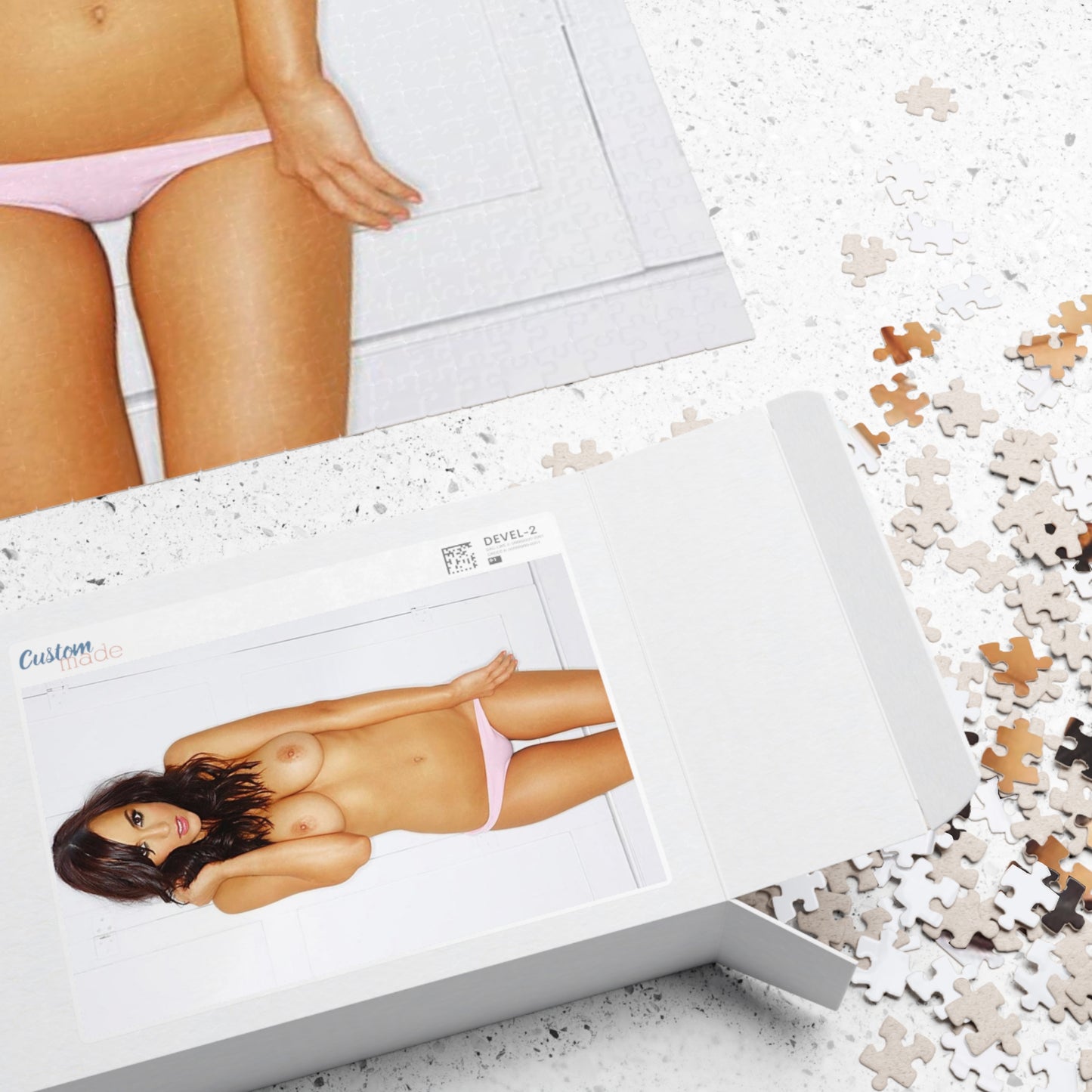 Puzzle (110, 252, 520, 1014-piece) Sexy Brit Rosie Jones Nude