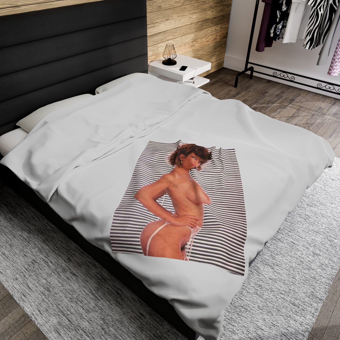 Velveteen Plush Blanket Porn Star Christy Canyon Nude