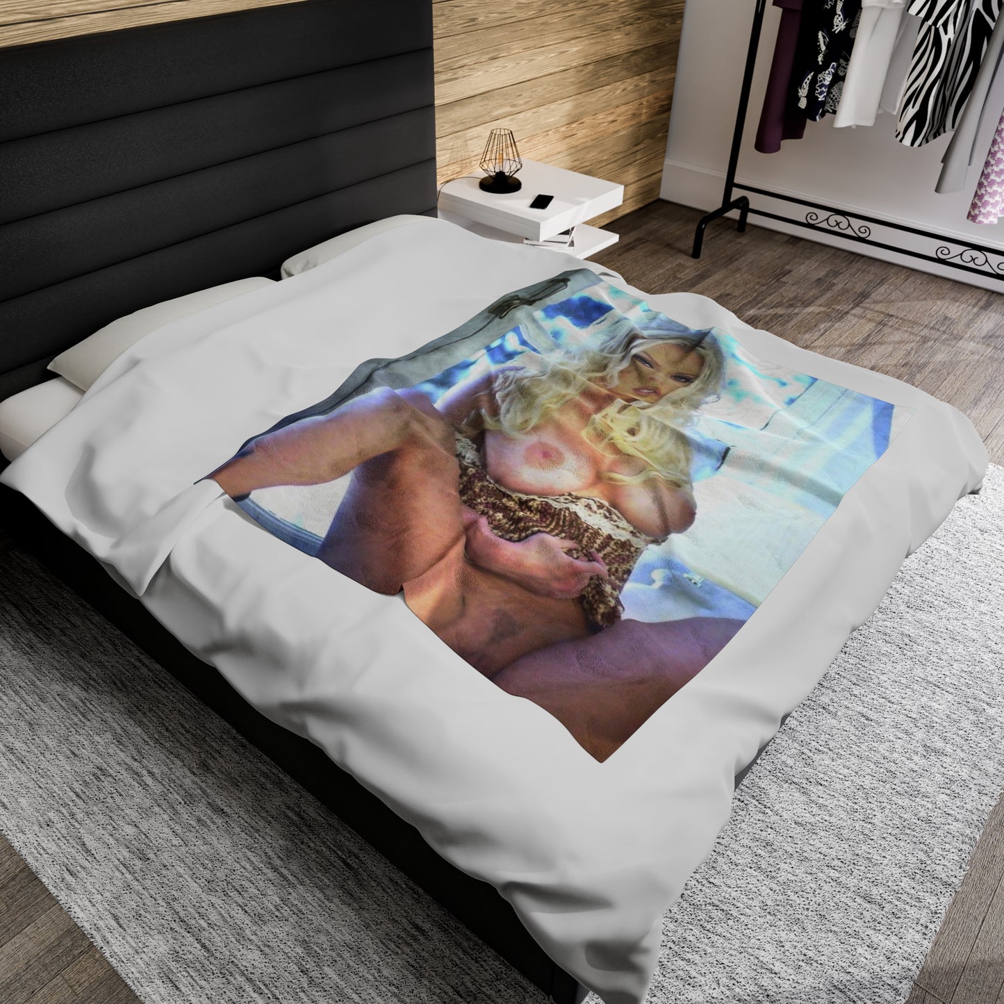Velveteen Plush Blanket Pornstar Jenna Jameson Nude