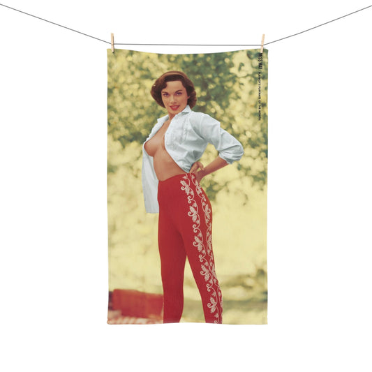 Hand Towel Playboy Playmate May 1957 Dawn Richard