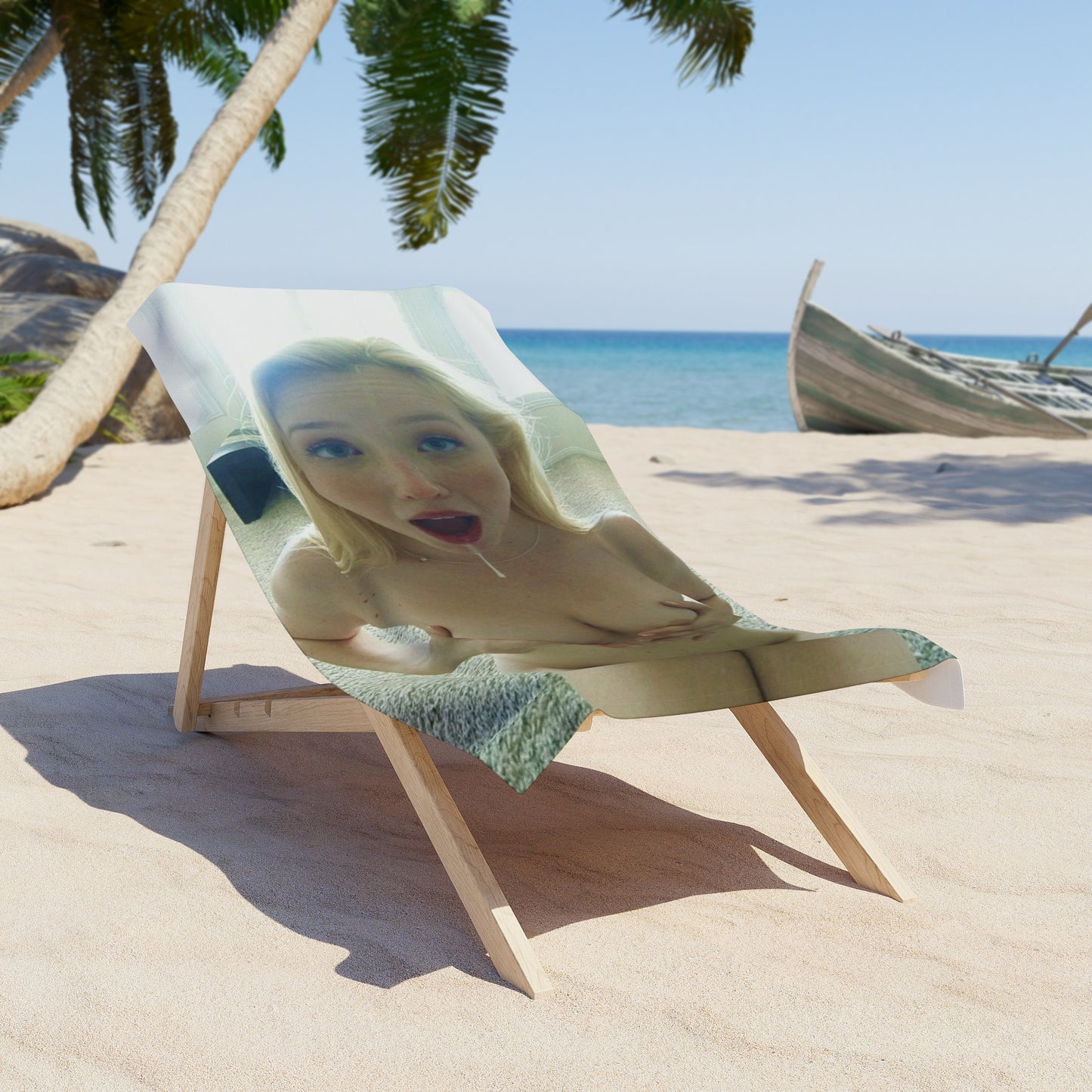 Beach Towel Target Practice Nude