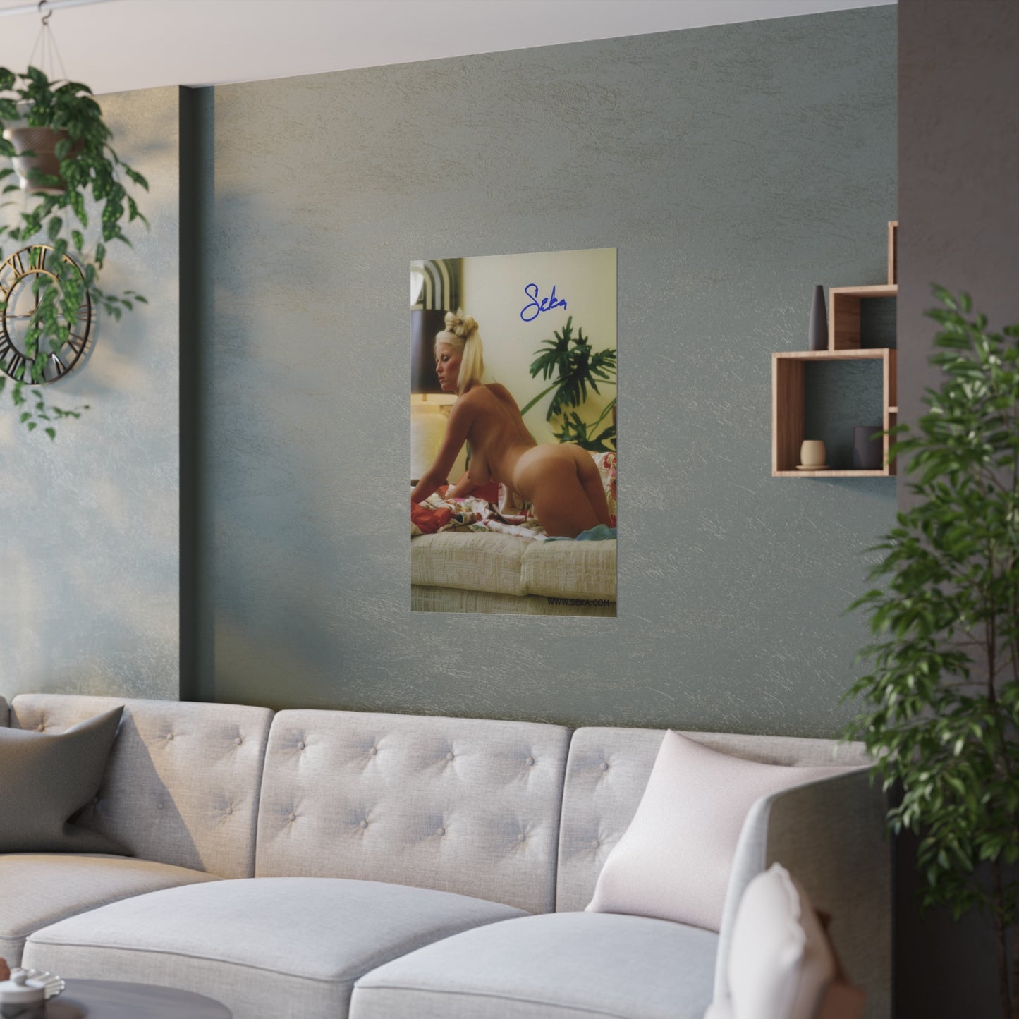 Satin Posters (210gsm) Porn Star Seka Nude