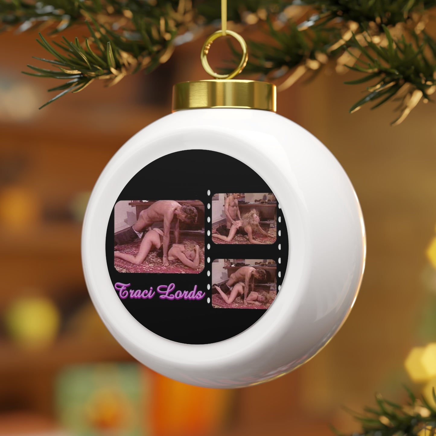 Christmas Ball Ornament Traci Lords Nude