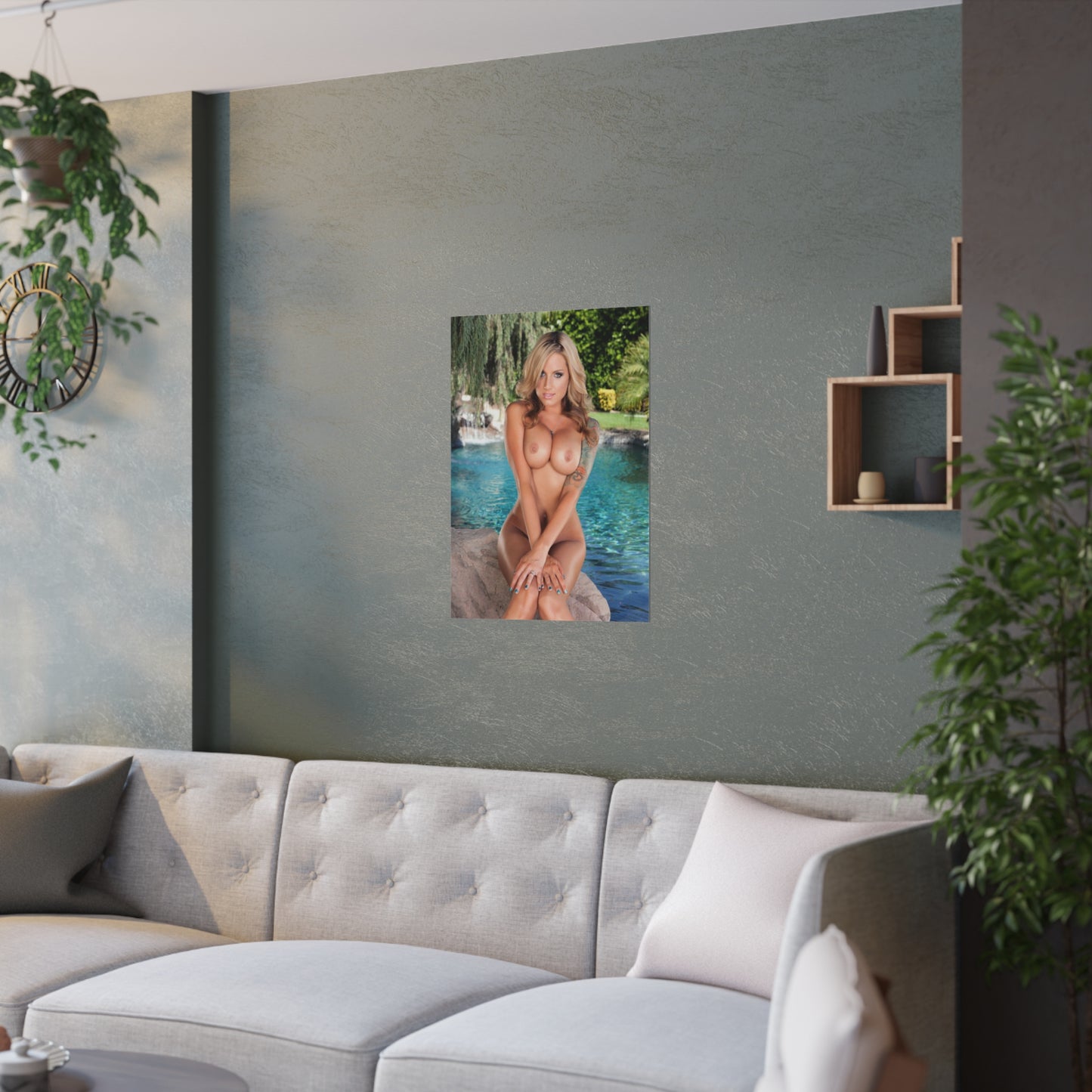 Satin Posters (210gsm) Pornstar Teagan Presley Nude