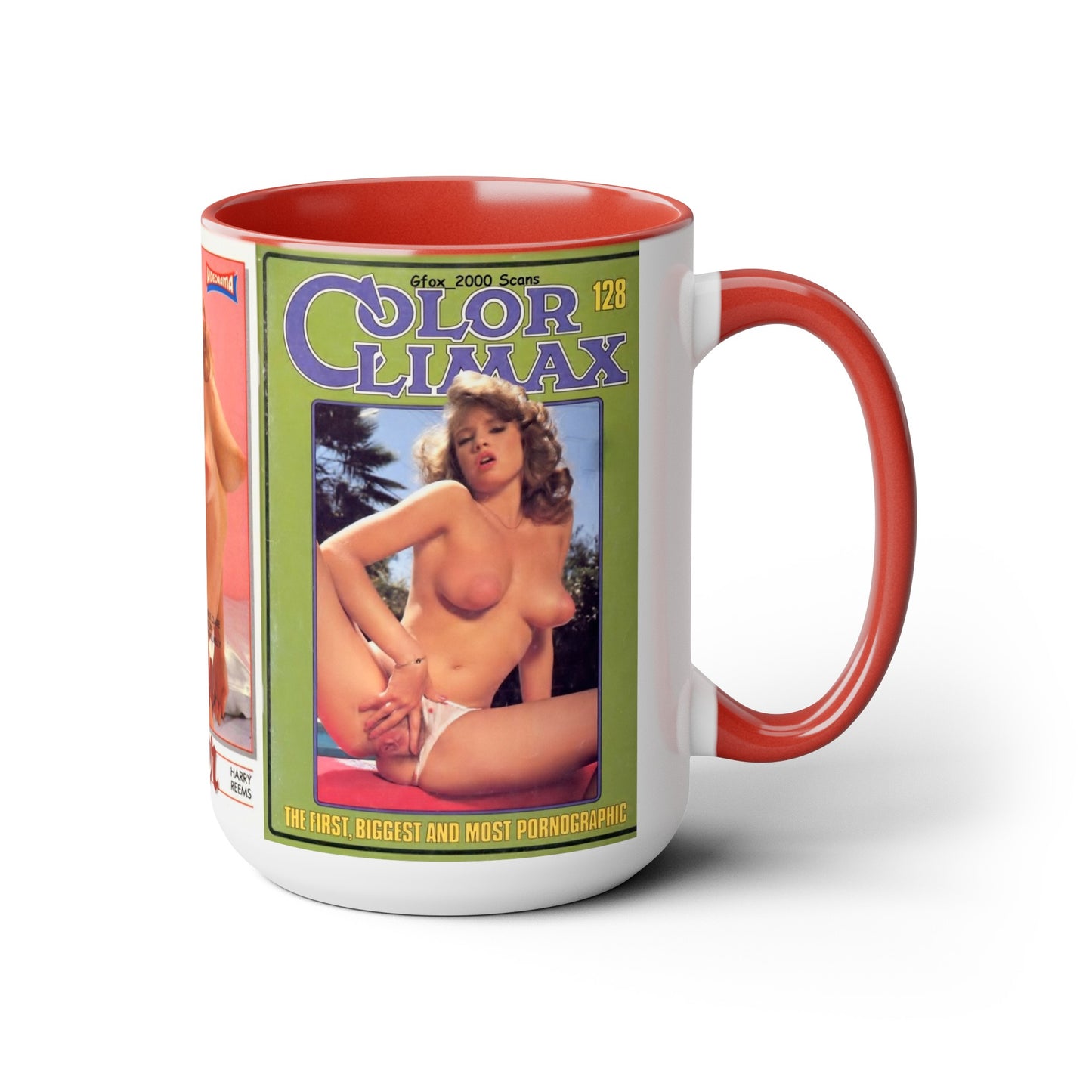 Two-Tone Coffee Mugs, 15oz Traci Lords Nude