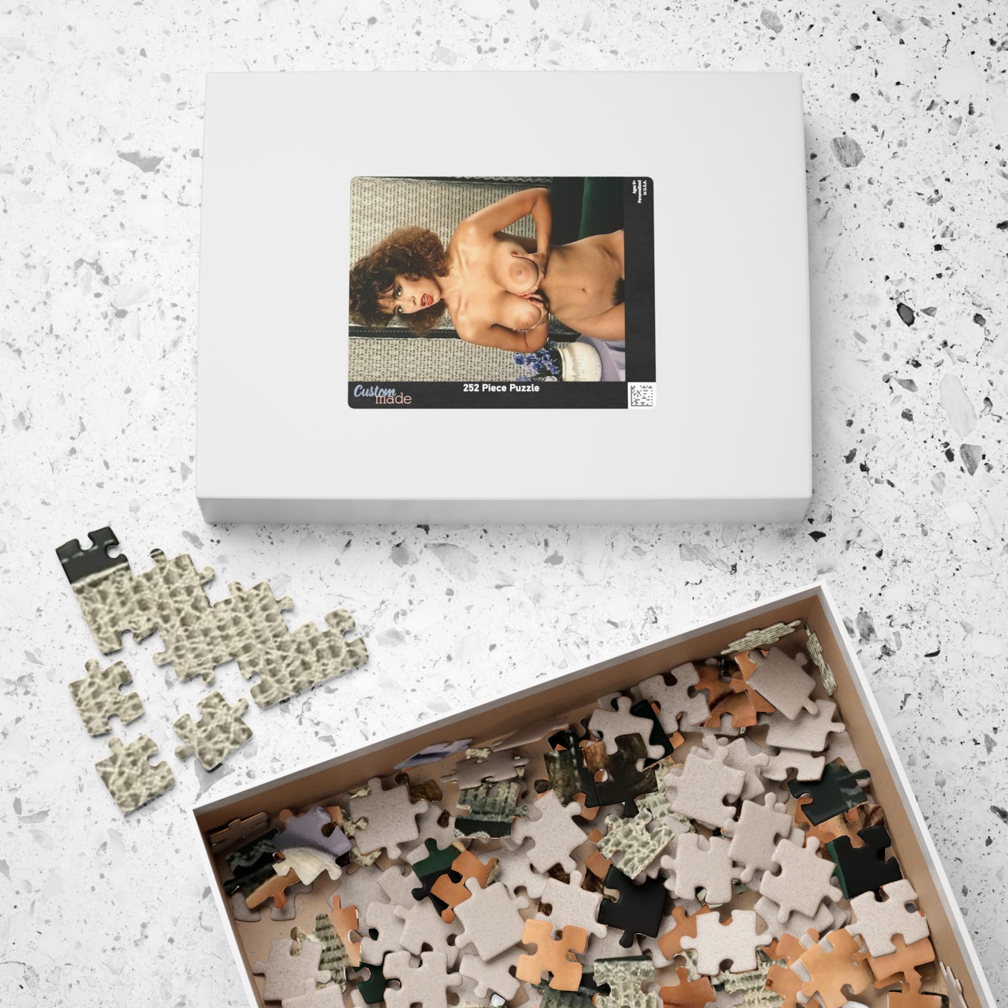 Puzzle (110, 252, 520, 1014-piece) Retro Adult Star Christy Canyon Nude
