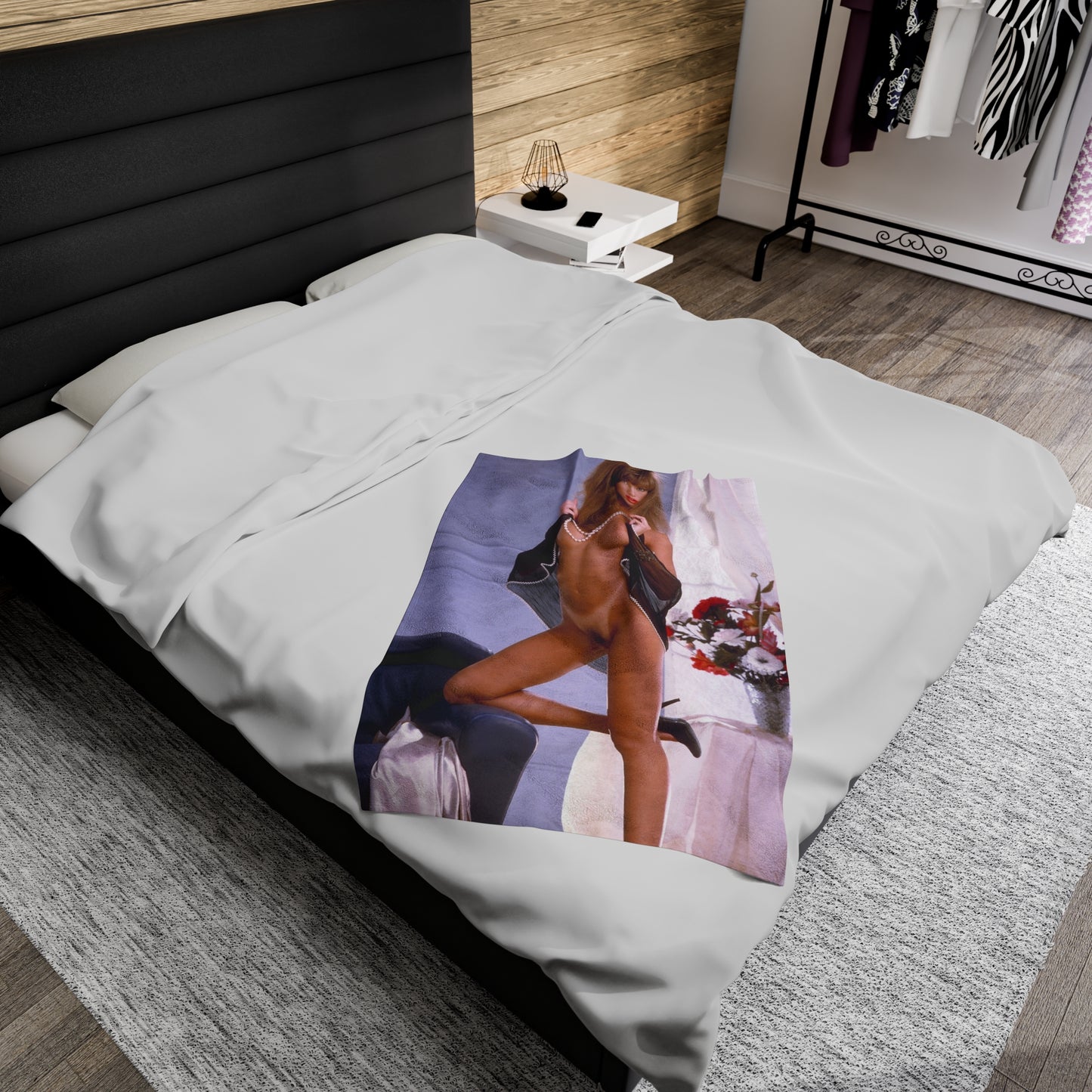 Velveteen Plush Blanket Pornstar Racquel Darrian Nude