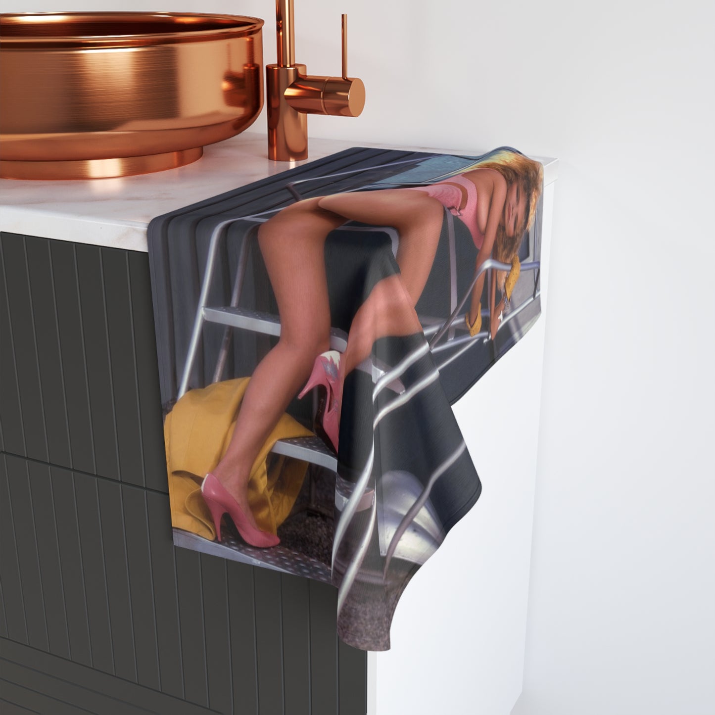 Hand Towel Playboy Playmate October 1986 Katherine Hushaw