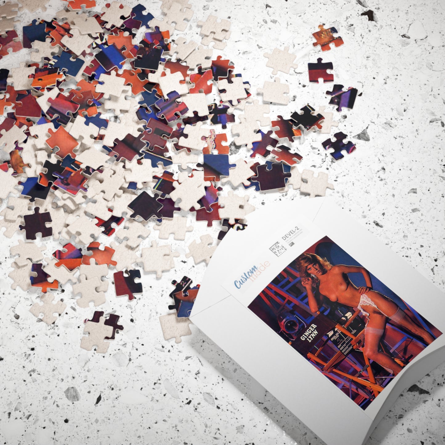 Puzzle (110, 252, 500, 1014-piece) Retro Porn Star Ginger Lynn Nude
