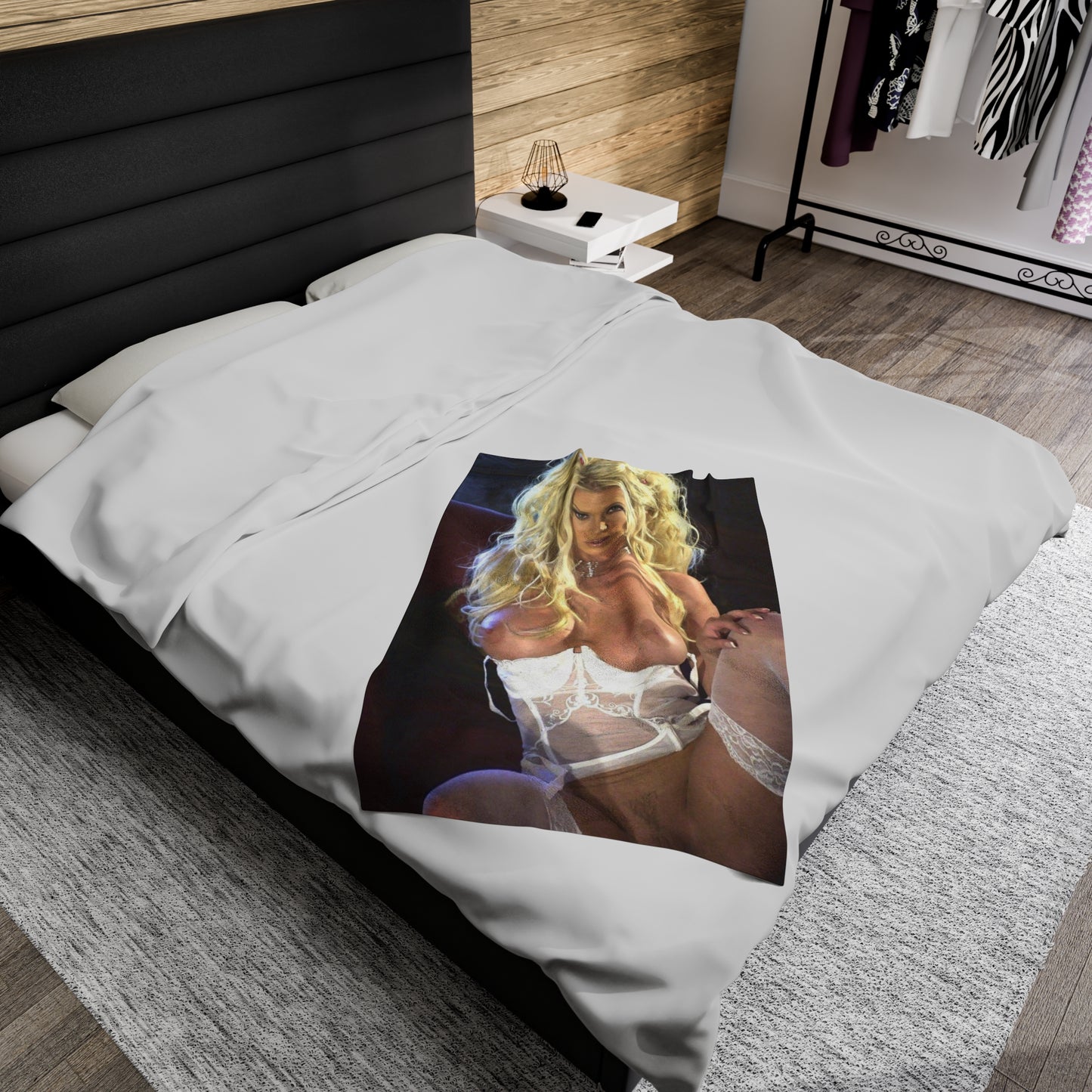 Velveteen Plush Blanket Pornstar Jenna Jameson Nude