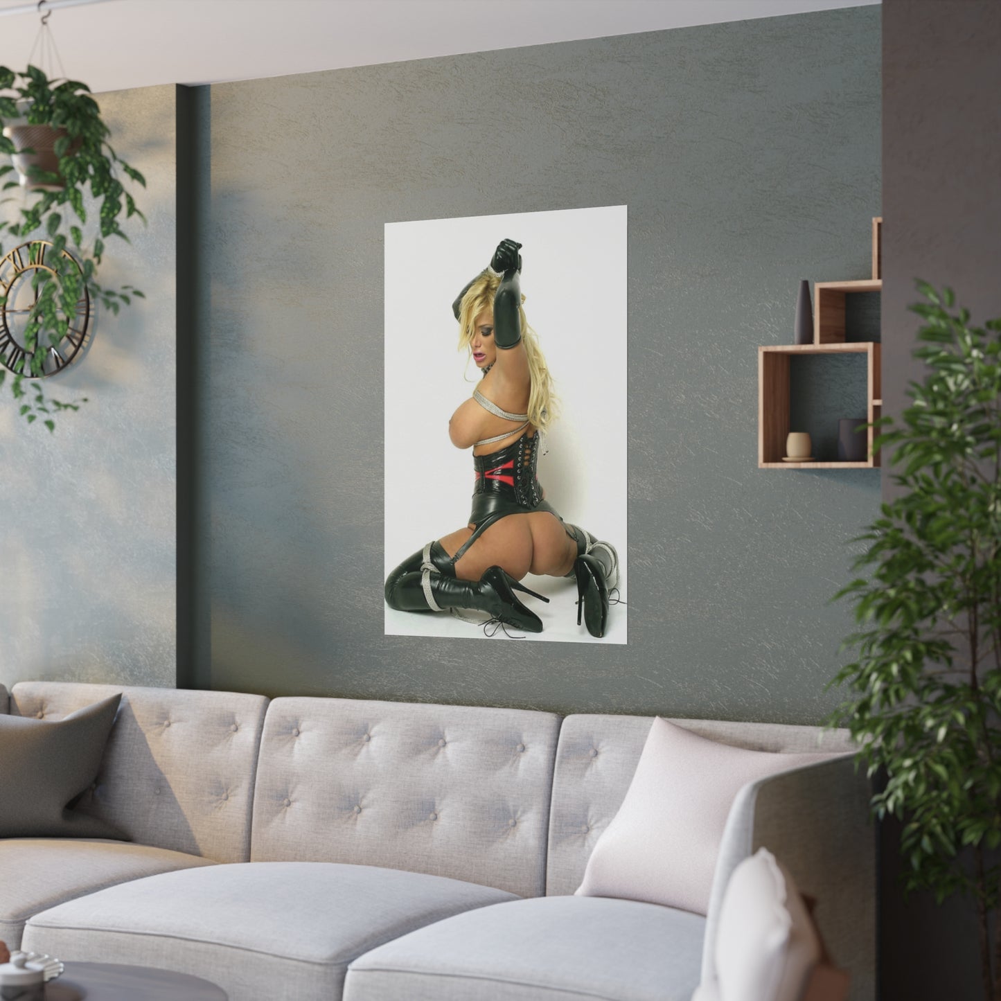 Satin Posters (210gsm) Adult Star Shyla Stylez Nude