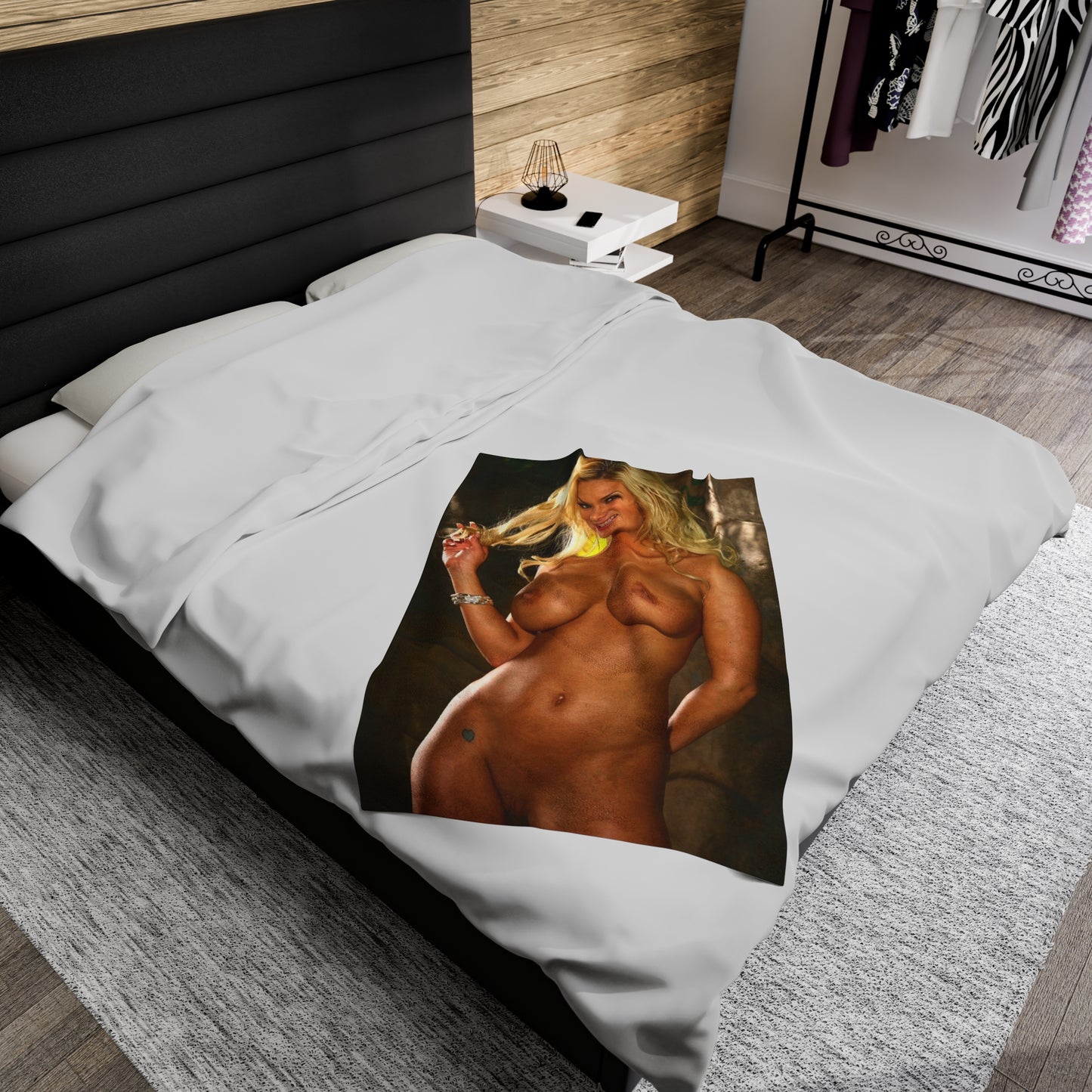Velveteen Plush Blanket Pornstar Shyla Stylez Nude