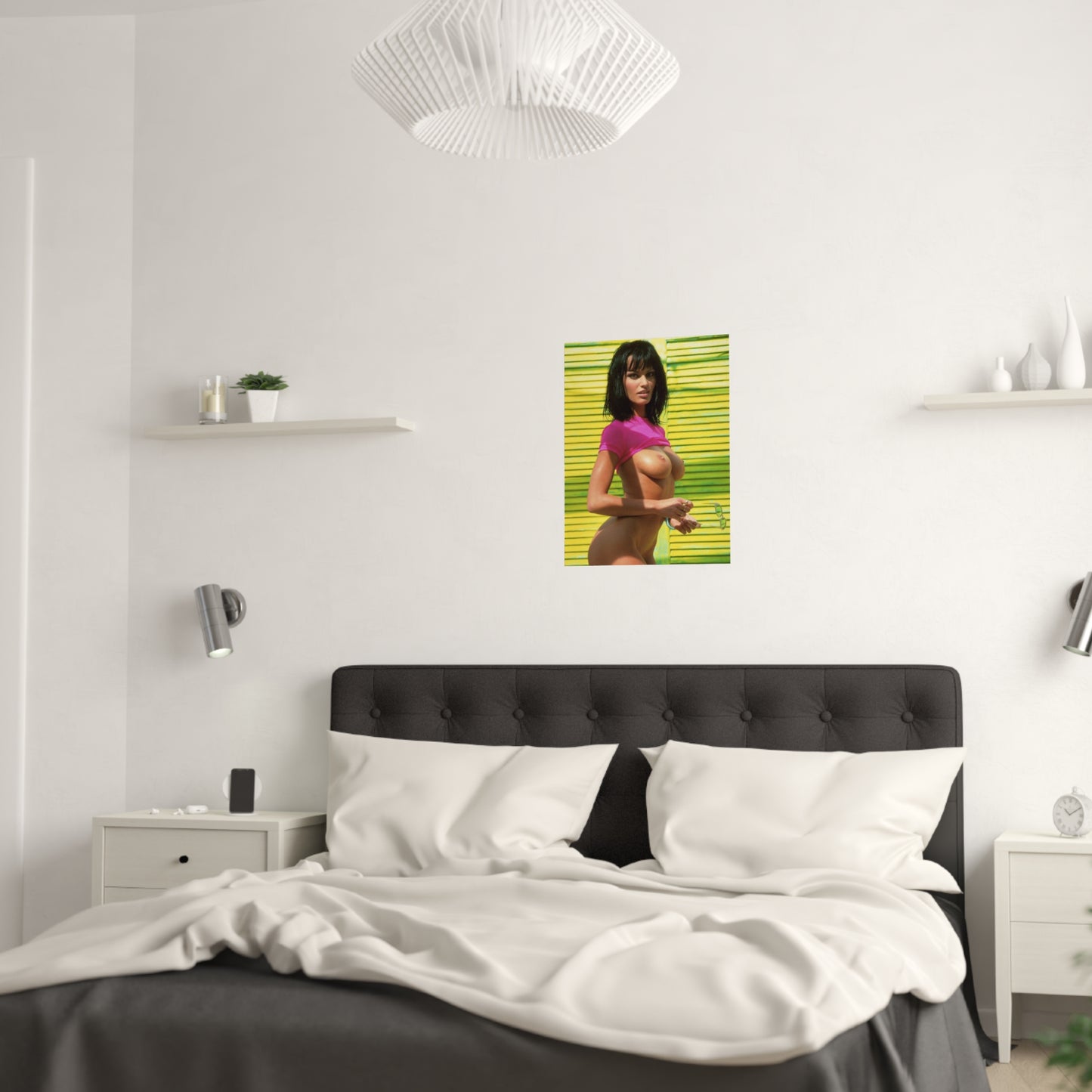 Satin Posters (210gsm) Retro Pornstar Anita Blond