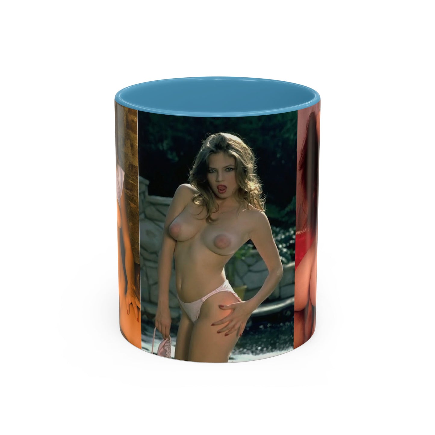 Accent Coffee Mug (11, 15oz) Traci Lords Nude Naked Retro Fuck Sex