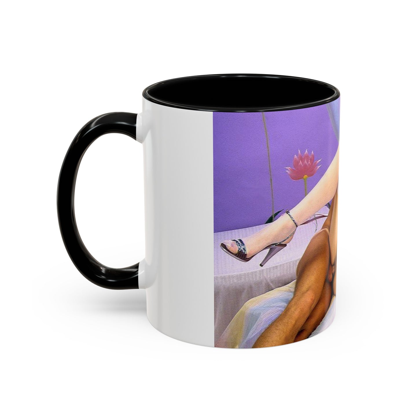 Accent Coffee Mug (11, 15oz) Traci Lords Nude Naked Retro