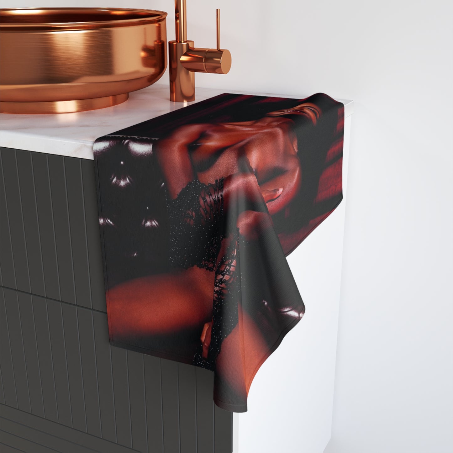 Hand Towel Playboy Playmate October 2017 Milan Dixon