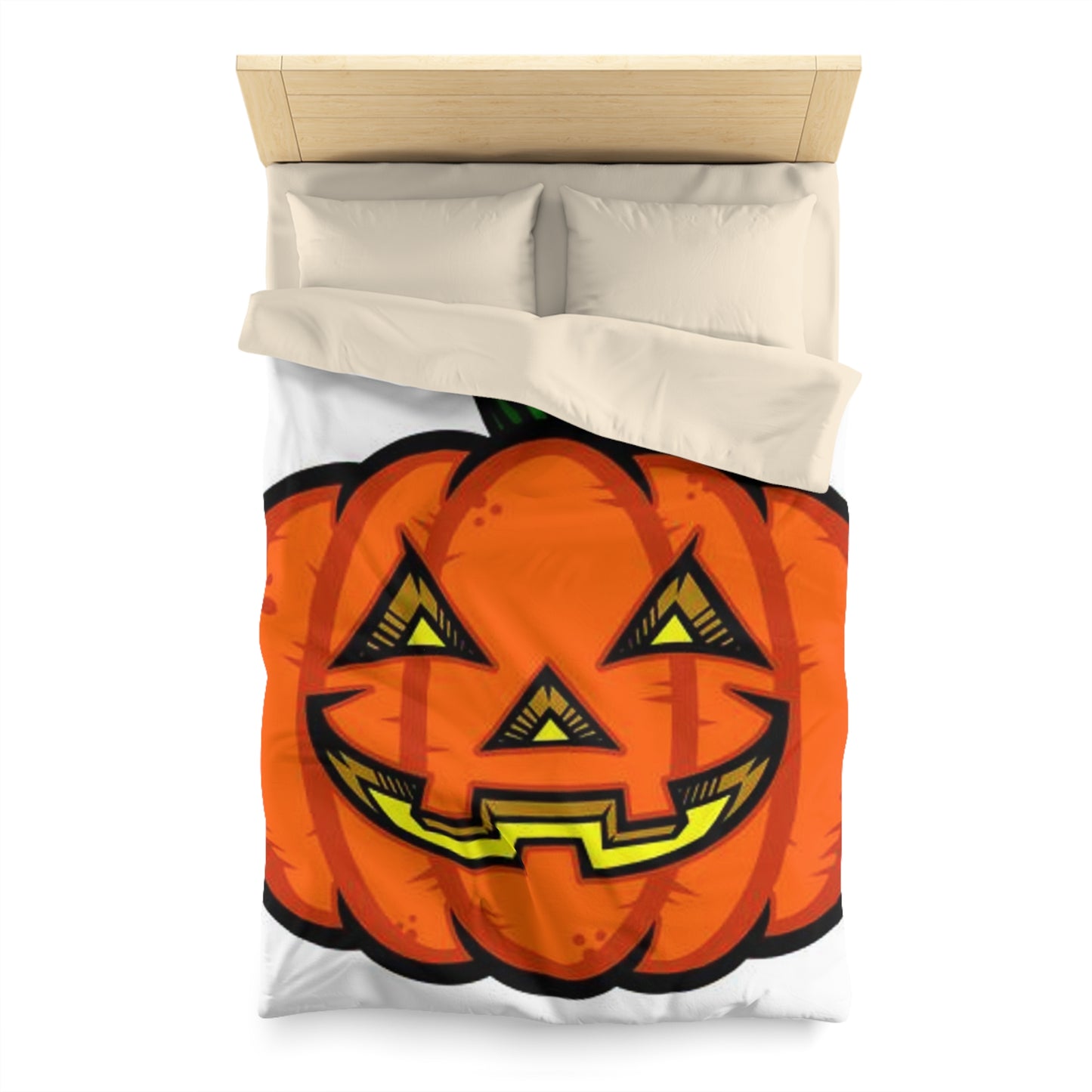 Microfiber Duvet Cover Halloween Jack-O-Lantern