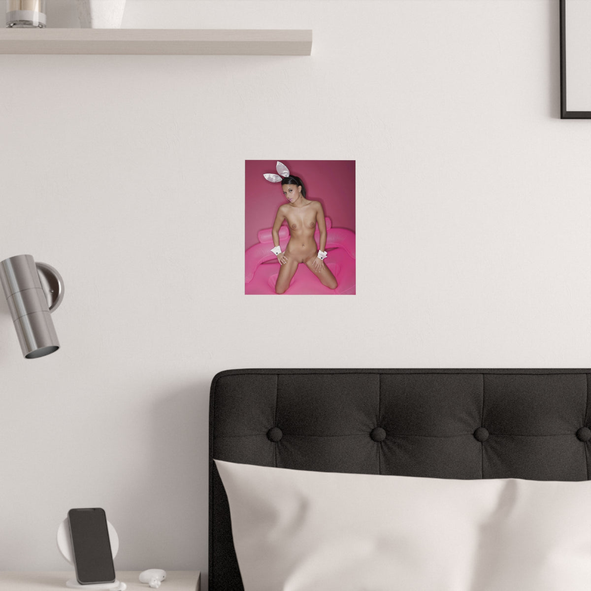 Satin Posters (210gsm) Tight Nude Bunny Ears