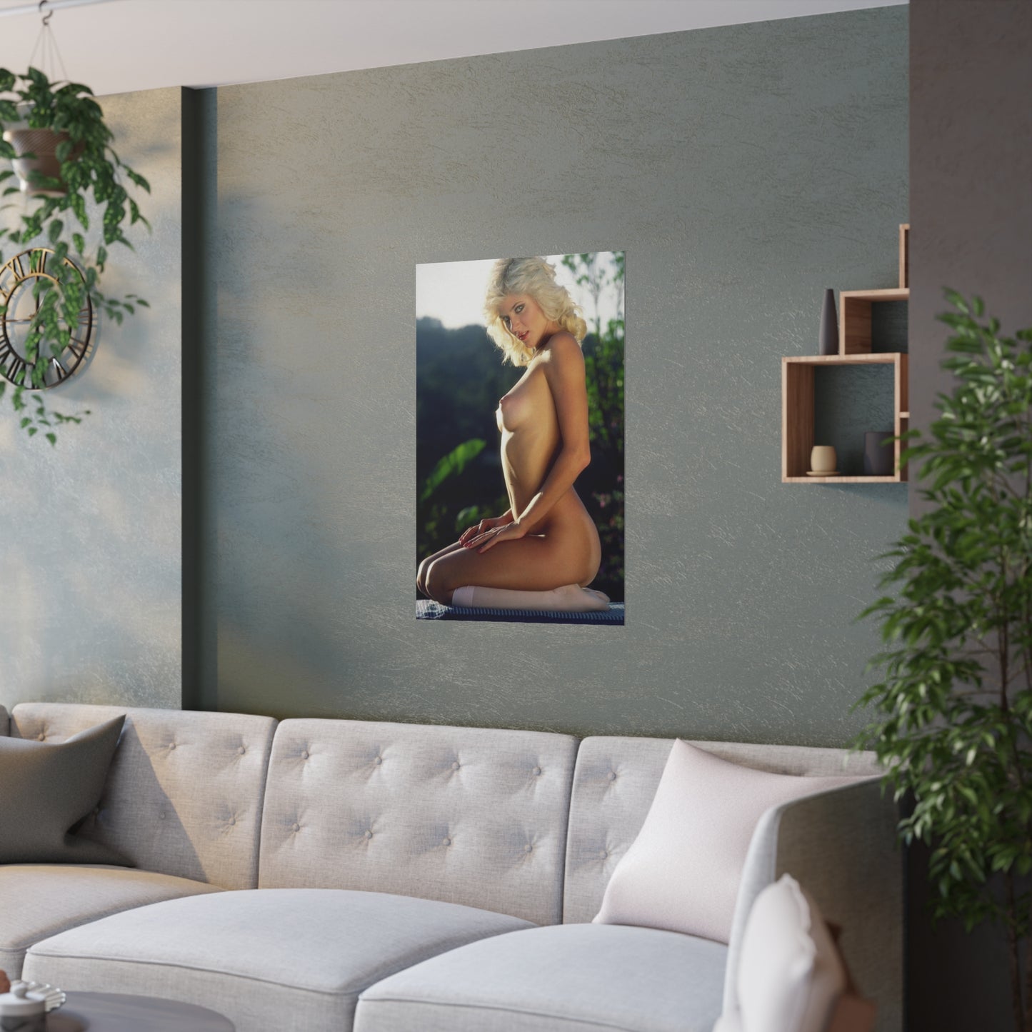 Satin Posters (210gsm) Retro Porn Star Ginger Lynn Nude