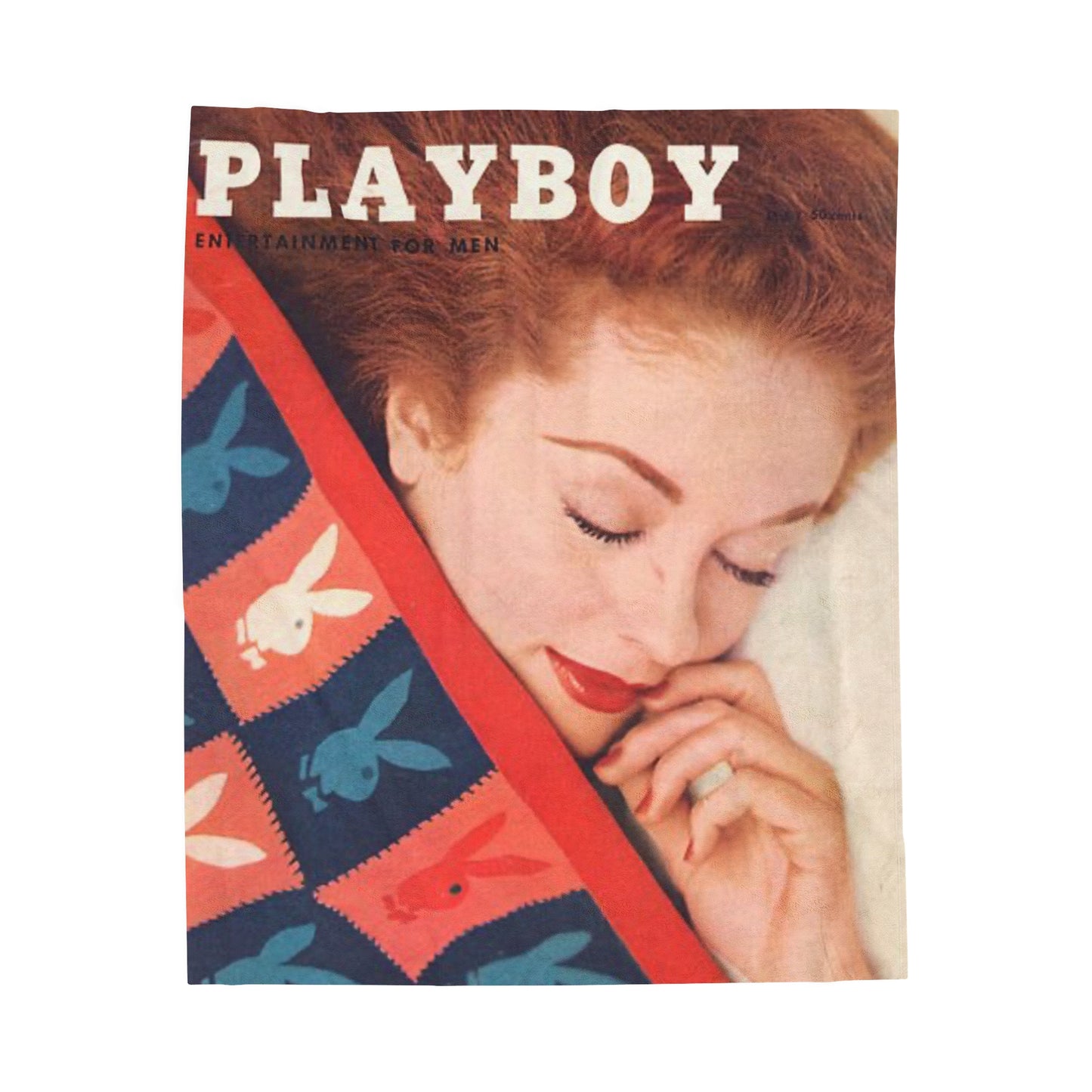 Velveteen Plush Blanket Cover May 1956