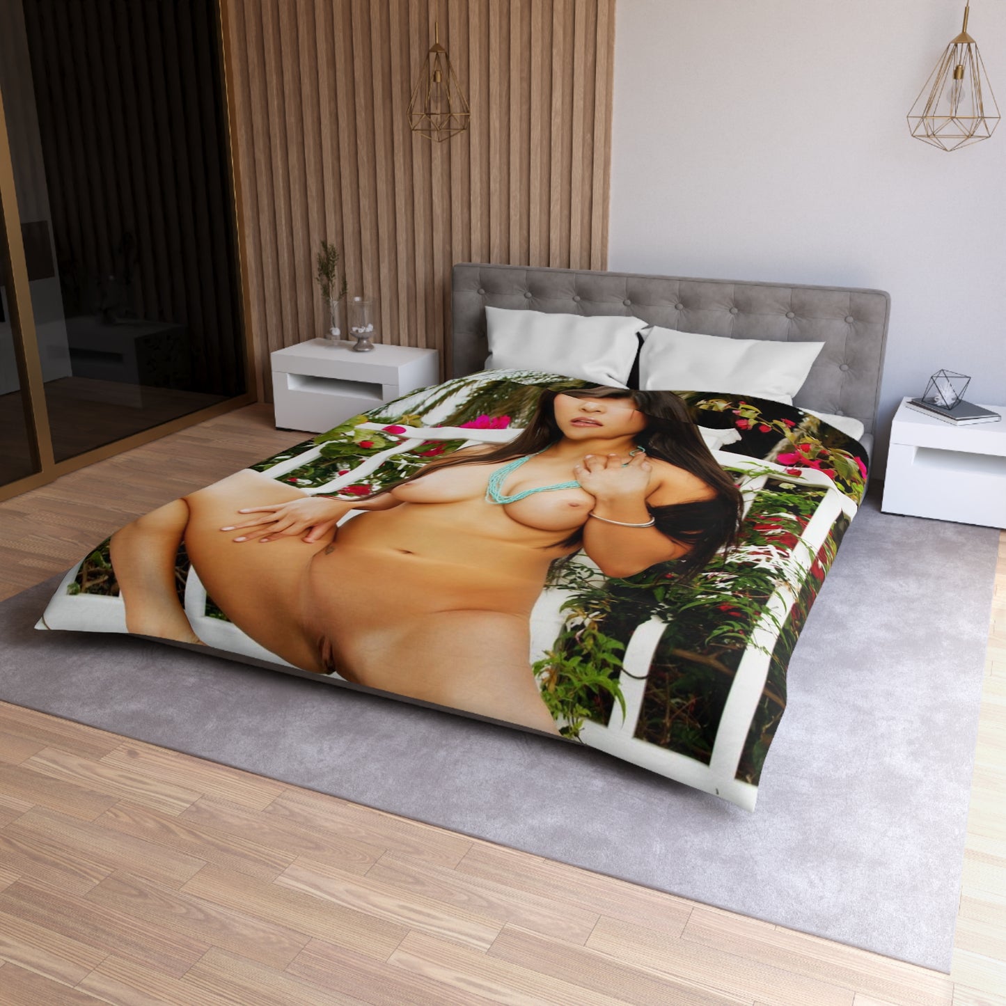 Microfiber Duvet Cover Penthouse Pet November 2012 Adrianna Luna