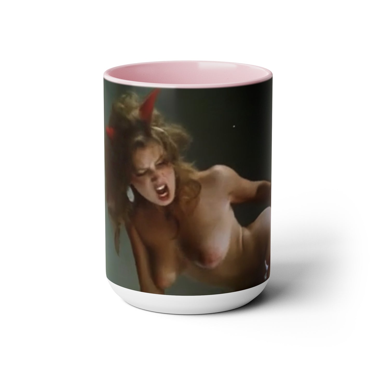 Two-Tone Coffee Mugs, 15oz Traci Lords Nude