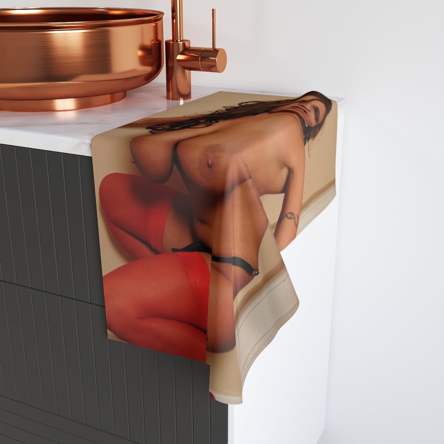 Hand Towel Eva Notty Nude