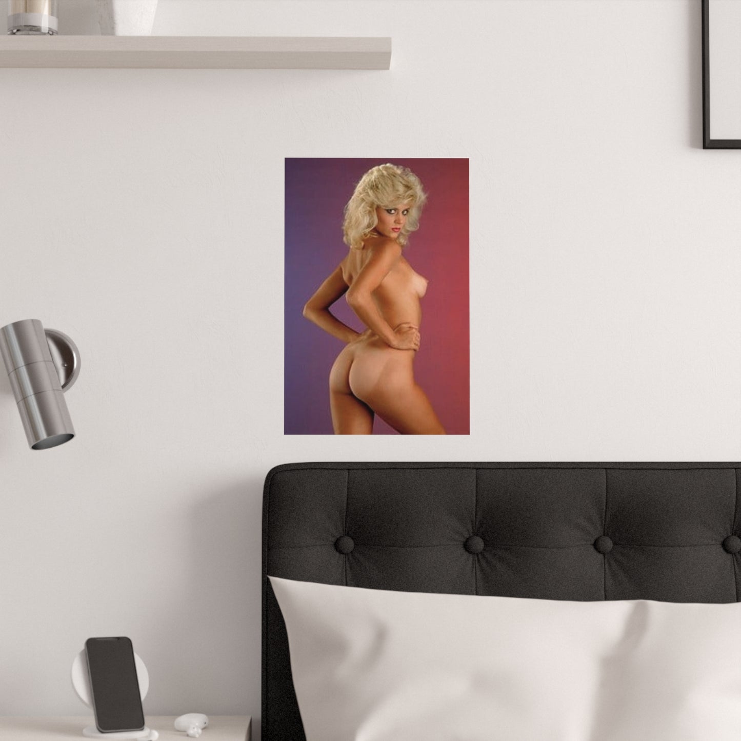 Satin Posters (210gsm) Retro Porn Star Ginger Lynn Nude