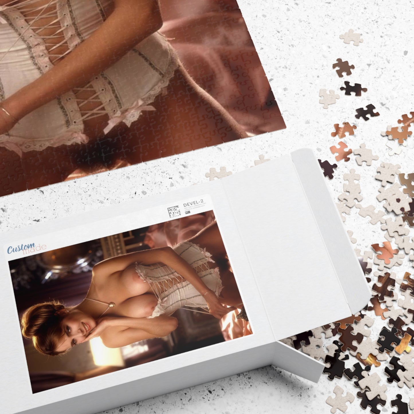 Puzzle (110, 252, 500, 1014-piece) Playboy Playmate December 1982 Charlotte Kemp