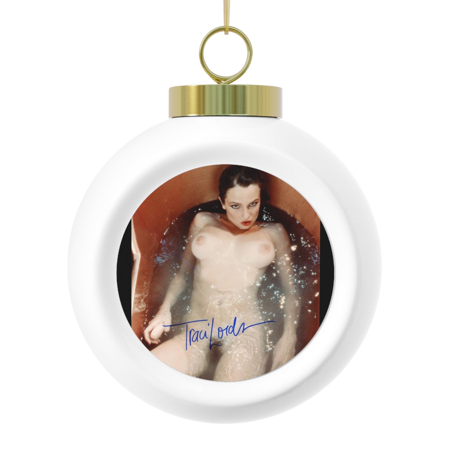 Christmas Ball Ornament Traci Lords Nude
