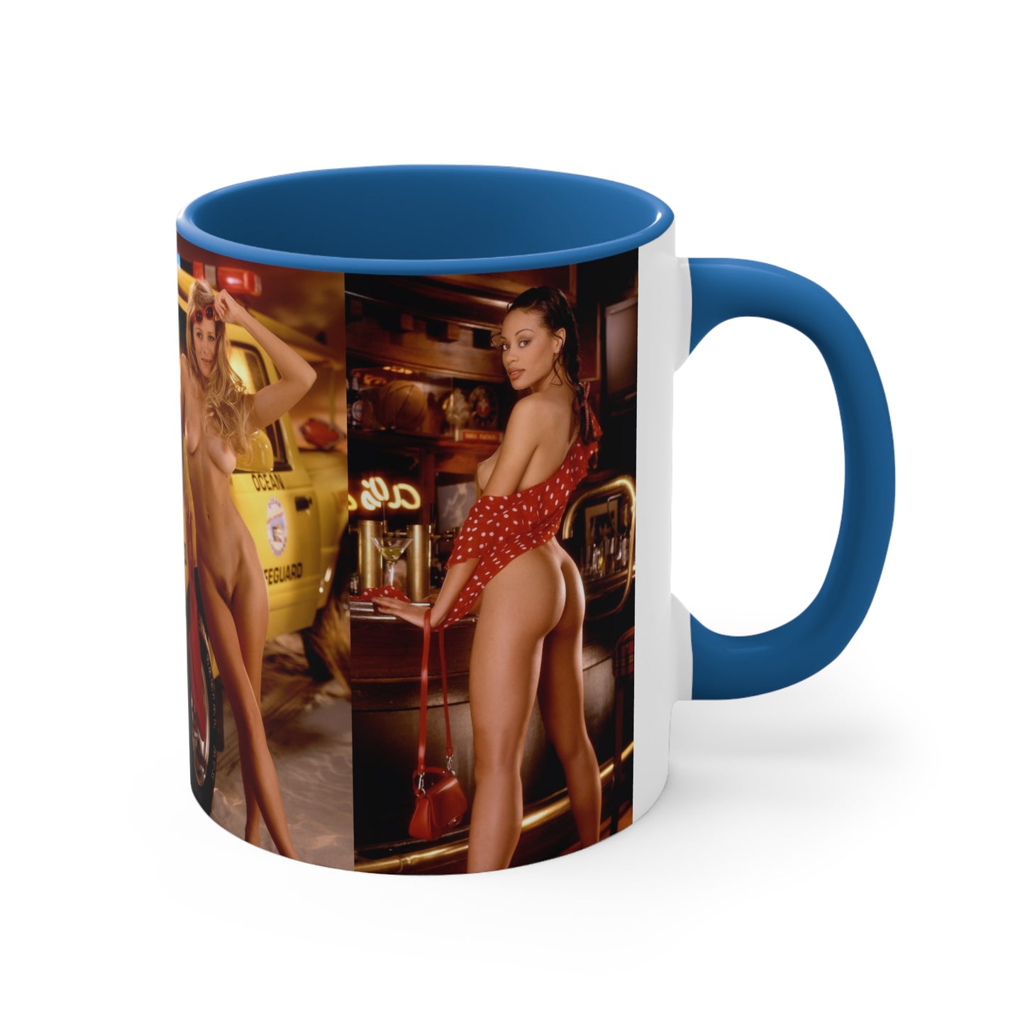 Accent Coffee Mug, 11oz Playboy Playmates 1998 January - April