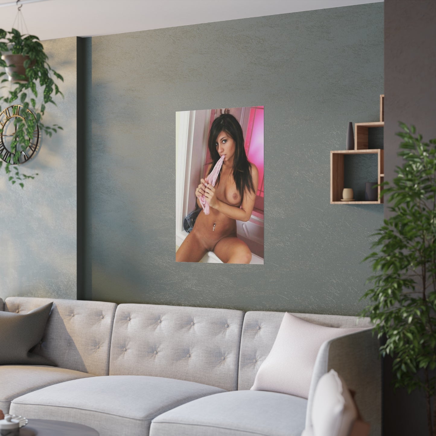 Satin Posters (210gsm) Raven Riley Nude