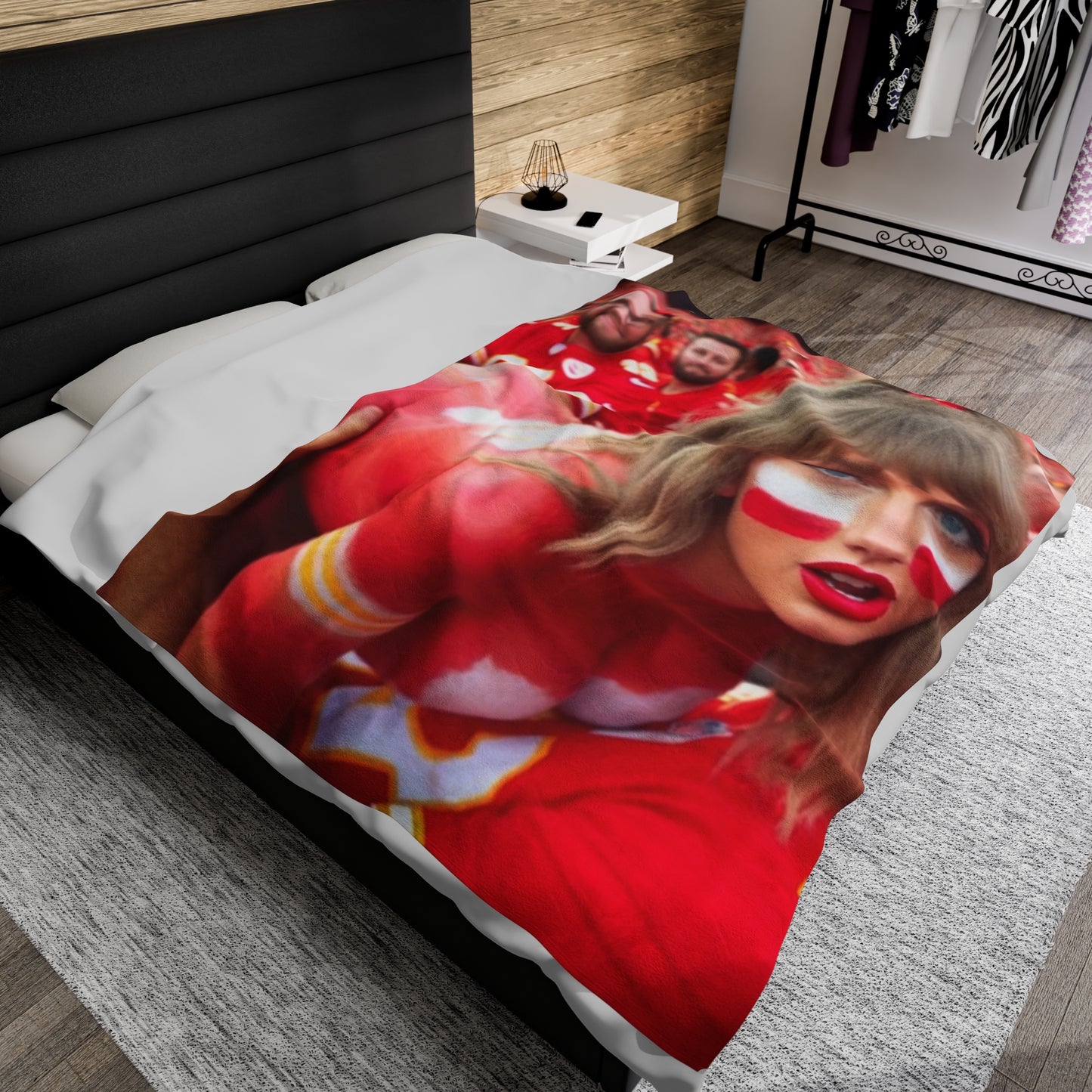 Velveteen Plush Blanket Taylor Swift AI Nudes