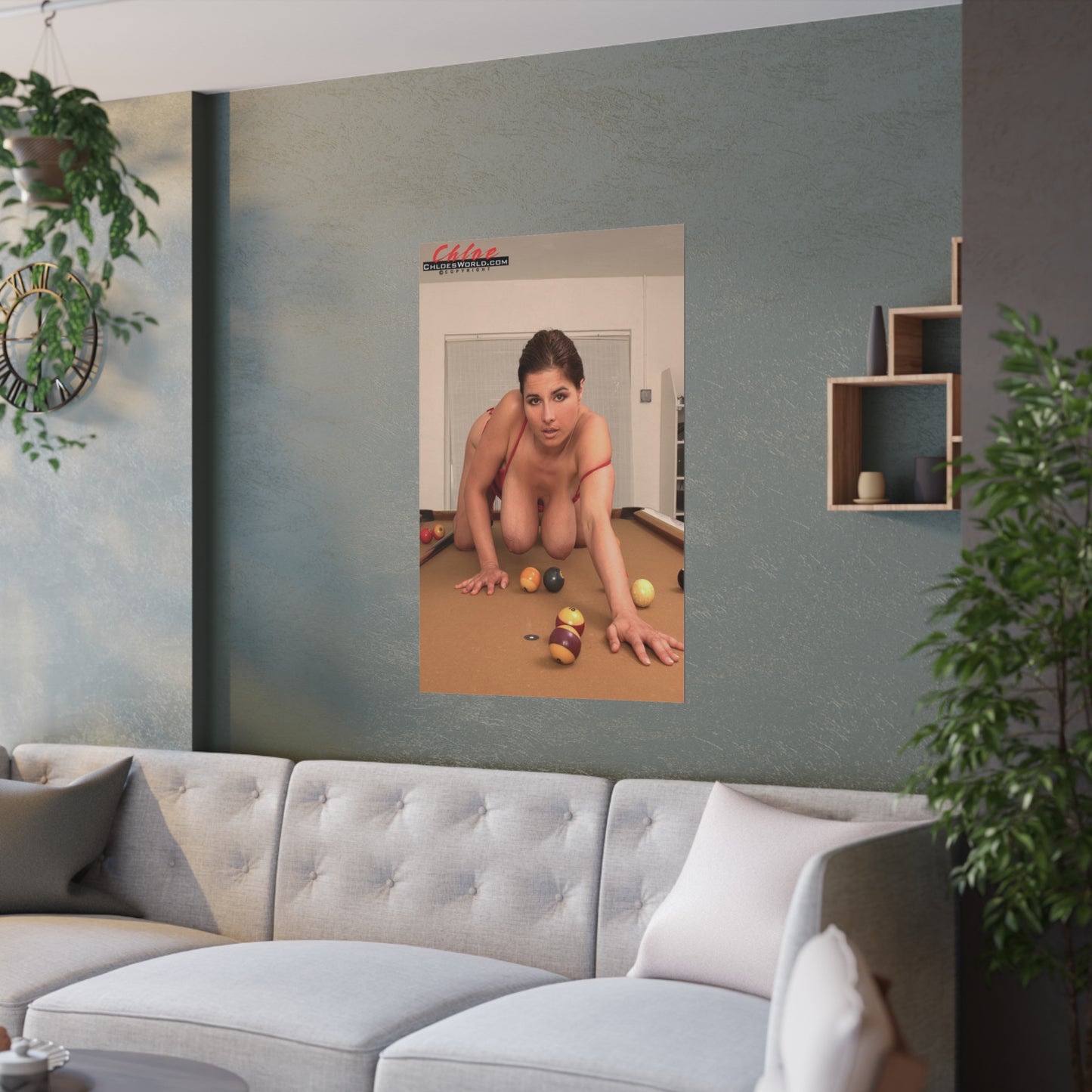 Satin Posters (210gsm) Adult Nude Star Chloe