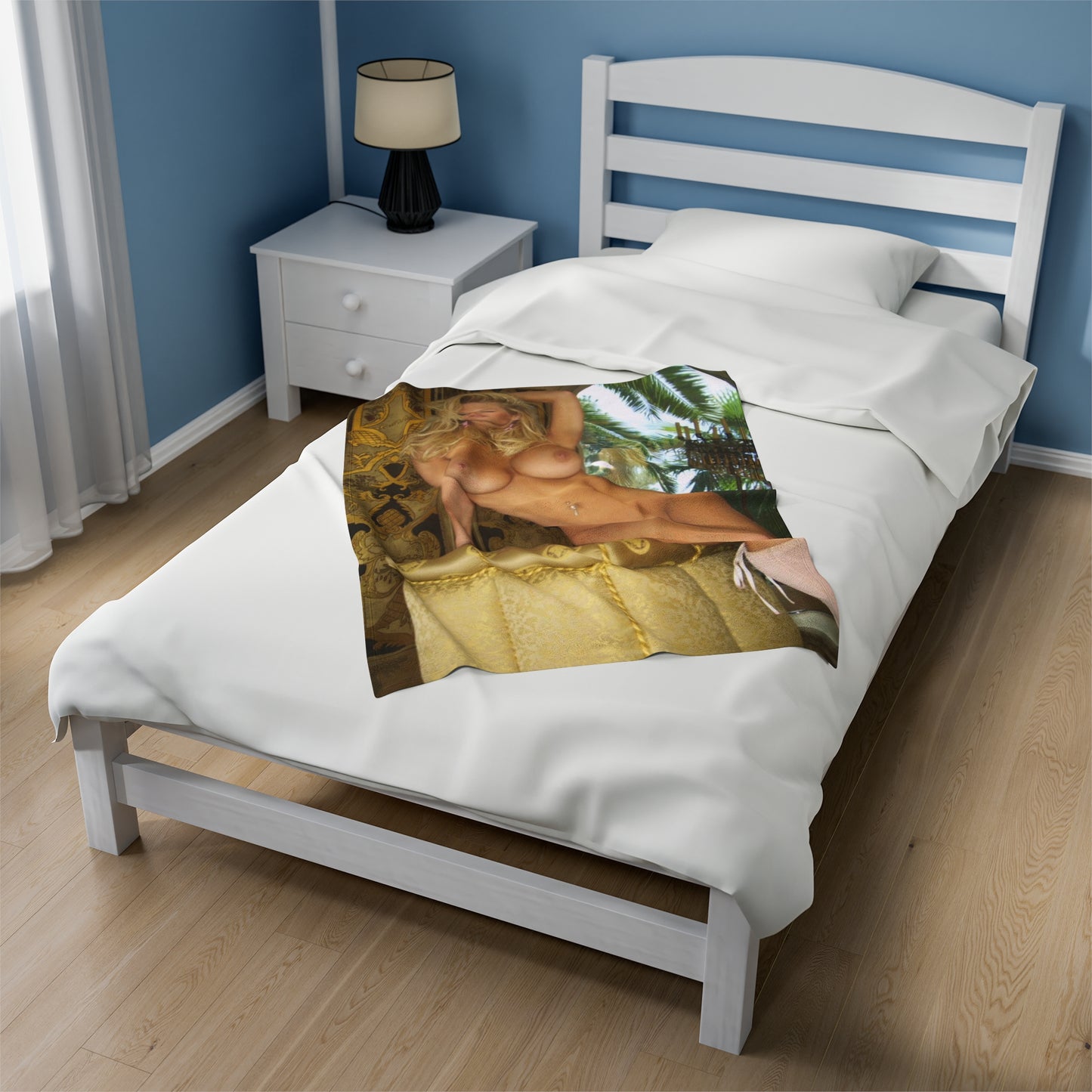Velveteen Plush Blanket Pornstar Jenna Jameson Nude