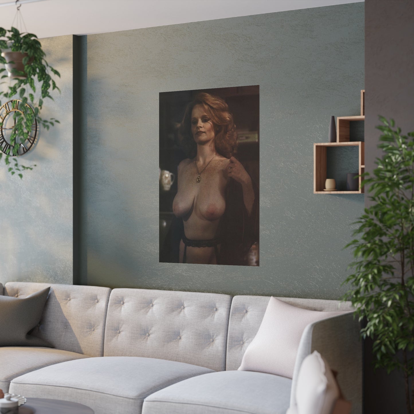 Satin Posters (210gsm) Retro Pornstar Lisa De Leeuw Nude