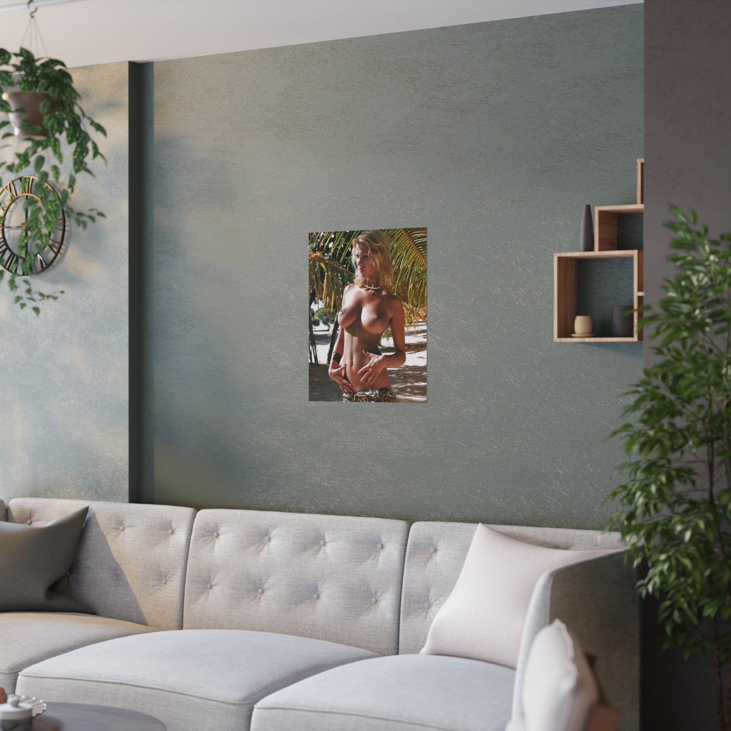 Satin Posters (210gsm) Vintage French Pornstar Brigitte Lahaie