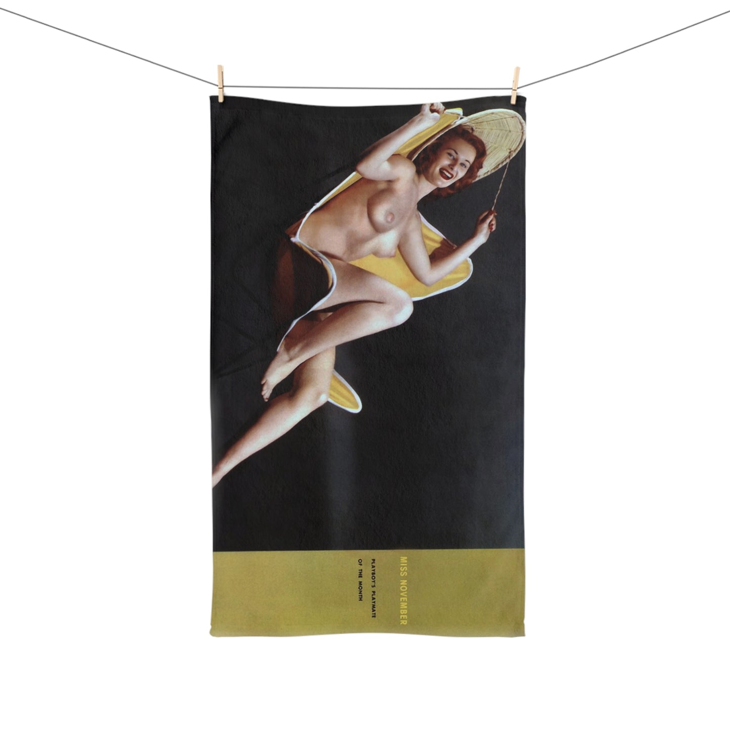 Hand Towel Playboy Playmate November 1954 Diane Hunter