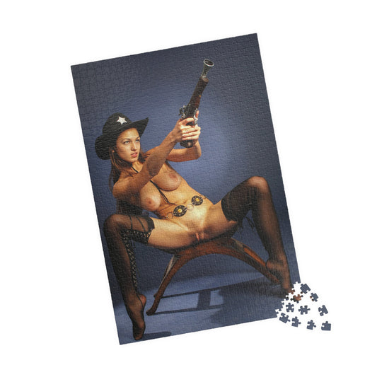 Puzzle (110, 252, 520, 1014-piece) Naked Chicks With Guns