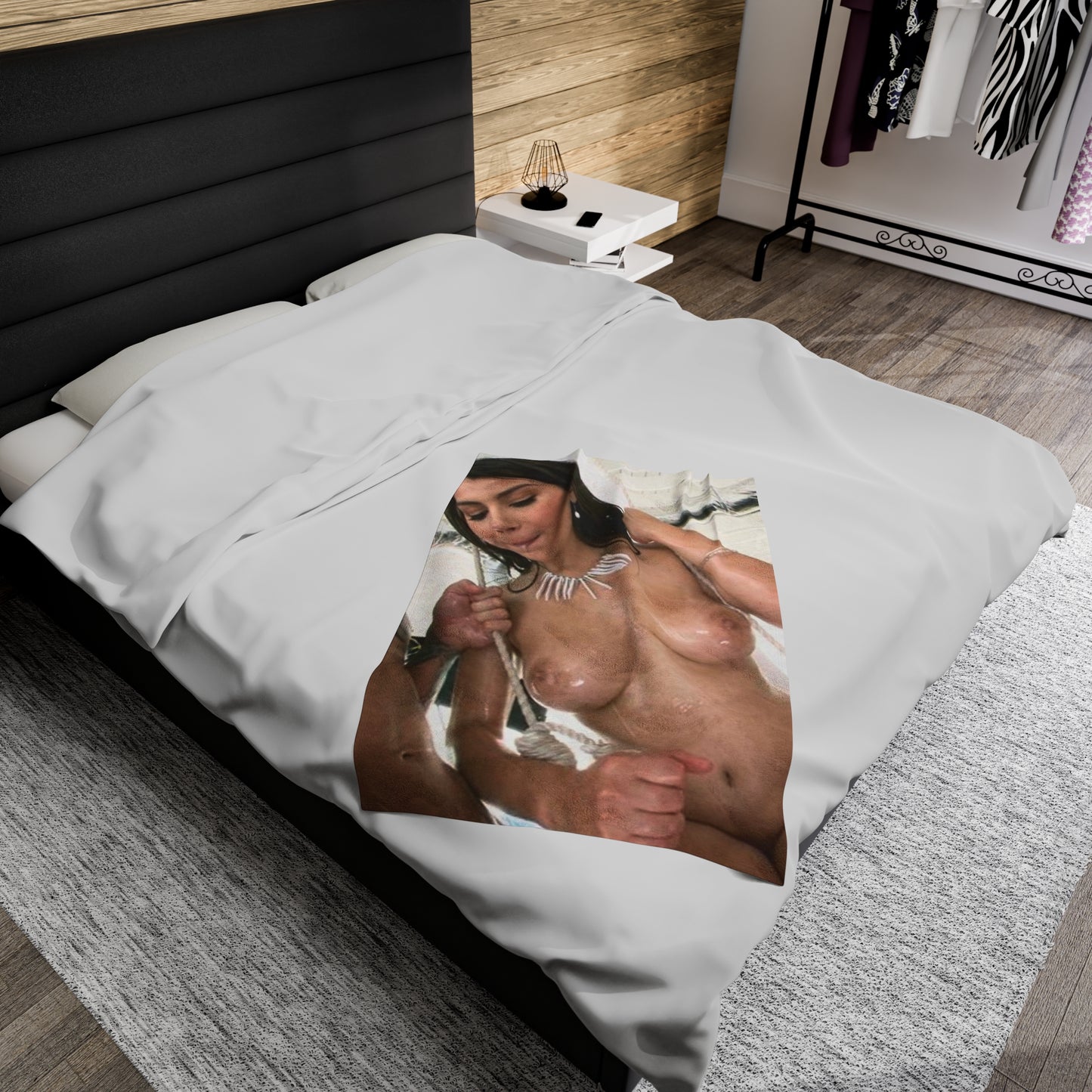 Velveteen Plush Blanket Pornstar Valentina Nappi Nude