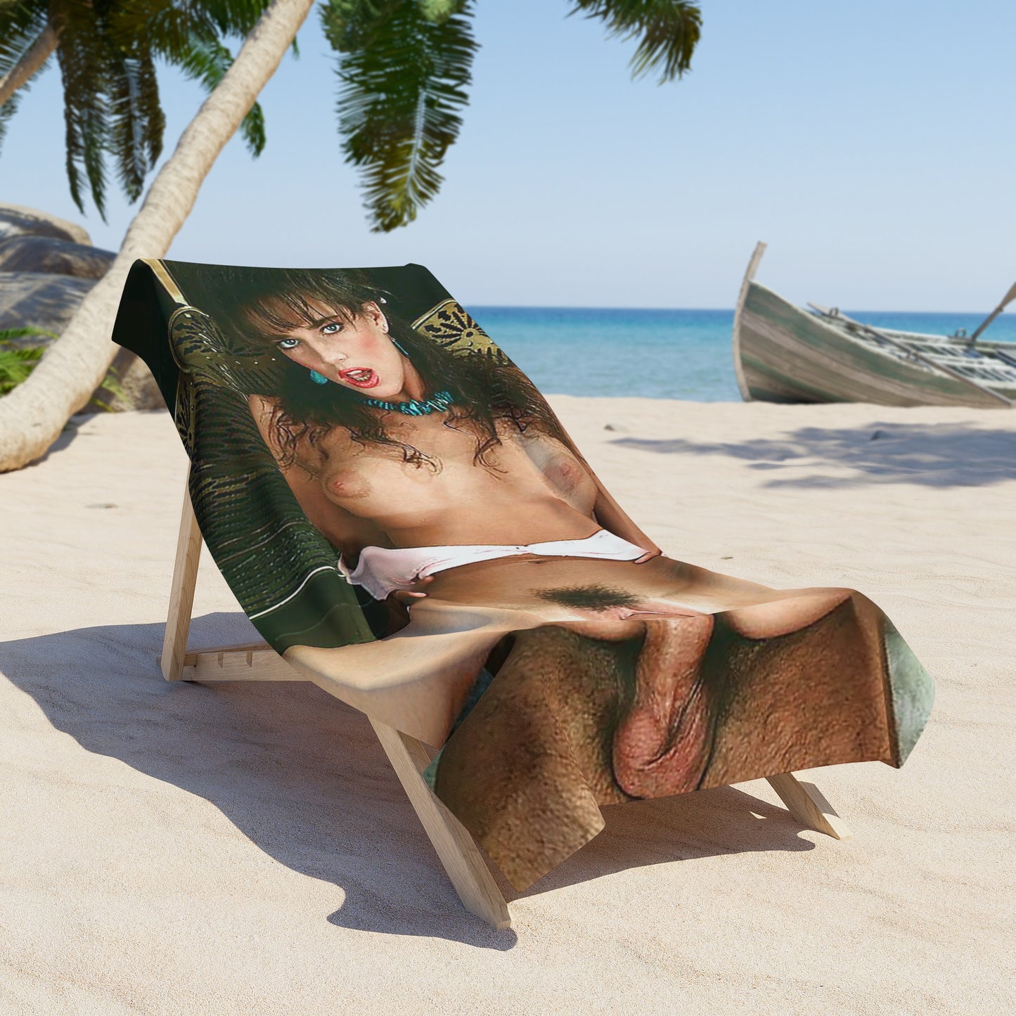 Beach Towel Racquel Darrian Nude