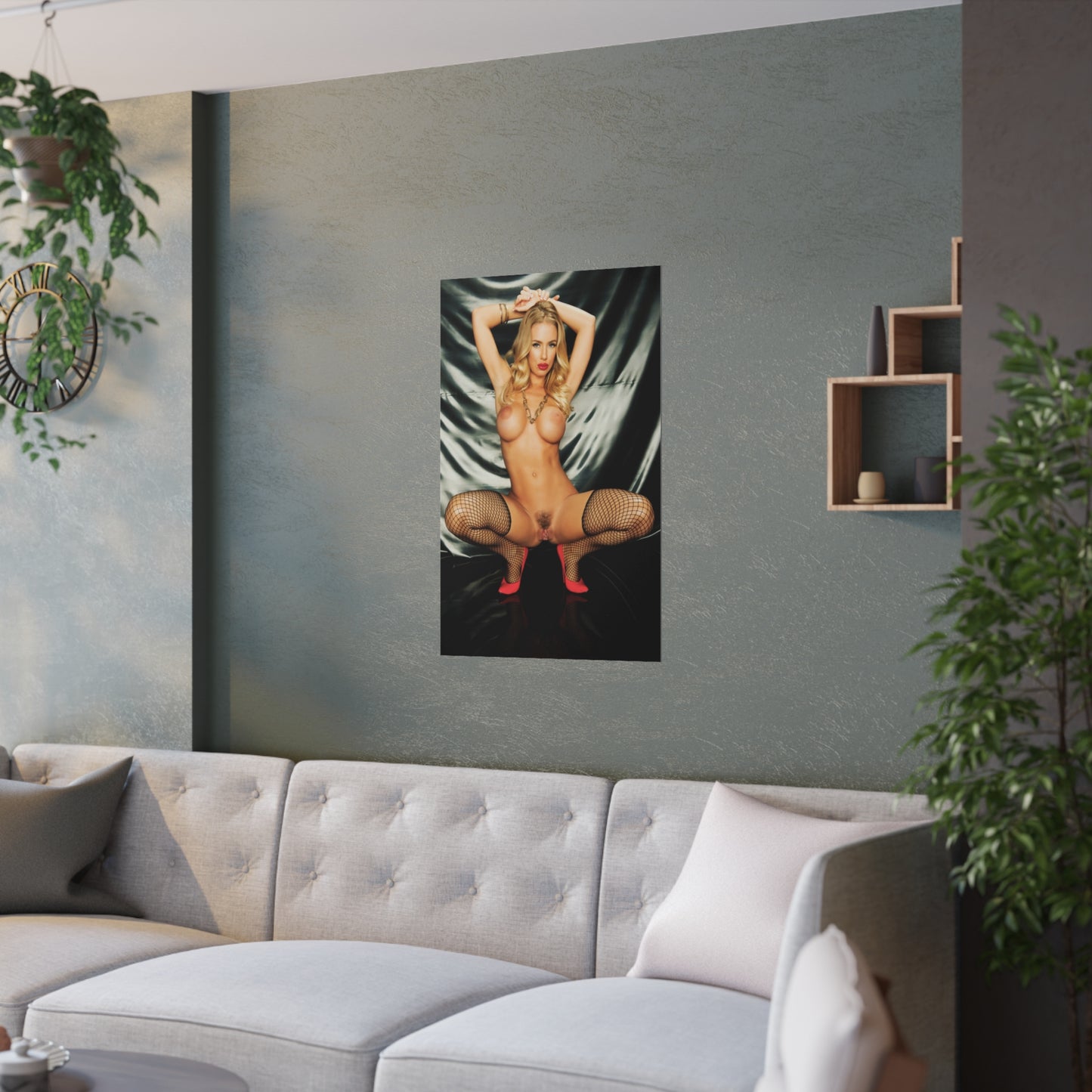 Satin Posters (210gsm) Penthouse Pet August 2012 Nicole Aniston