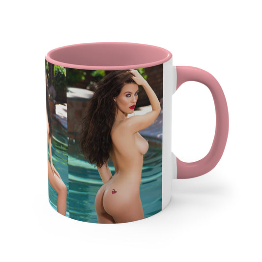 Accent Coffee Mug, 11oz Lana Rhoades Nude