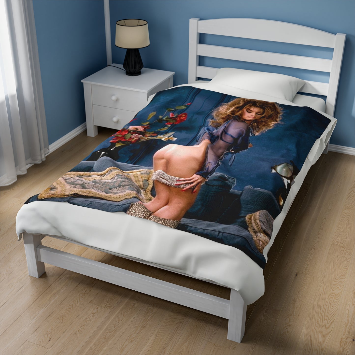 Velveteen Plush Blanket Pornstar Racquel Darrian Nude