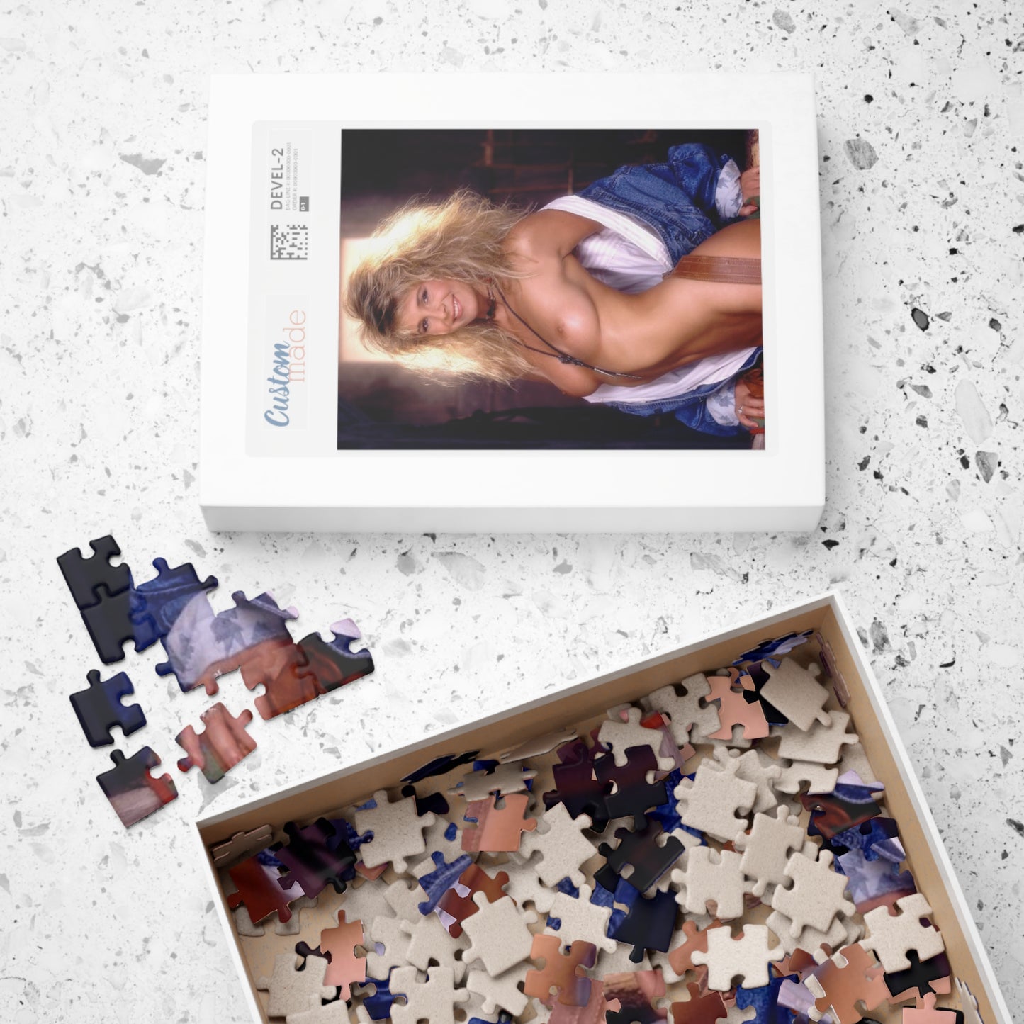 Puzzle (110, 252, 500, 1014-piece) Playboy Playmate May 1987 Kymberly Paige