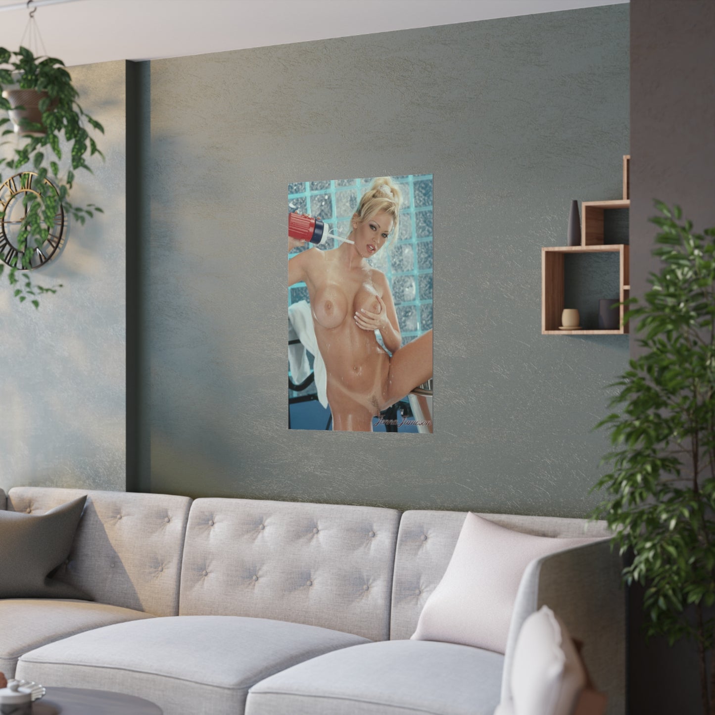 Satin Posters (210gsm) Pornstar Jenna Jameson Nude