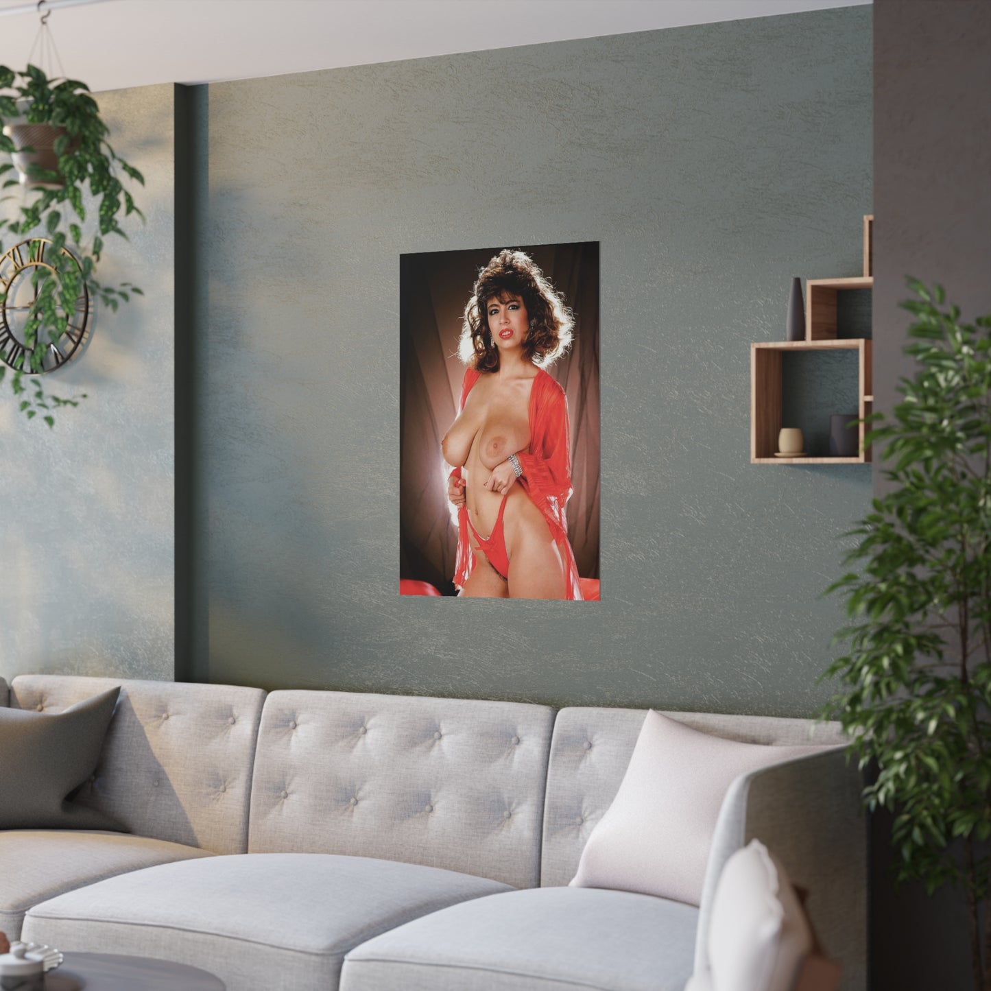 Satin Posters (210gsm) Retro Adult Star Christy Canyon Nude